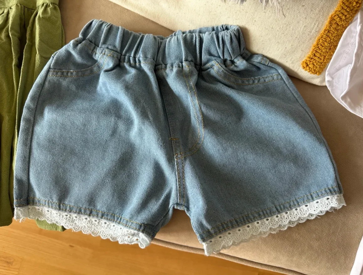 Girls Lightweight Denim Shorts 5