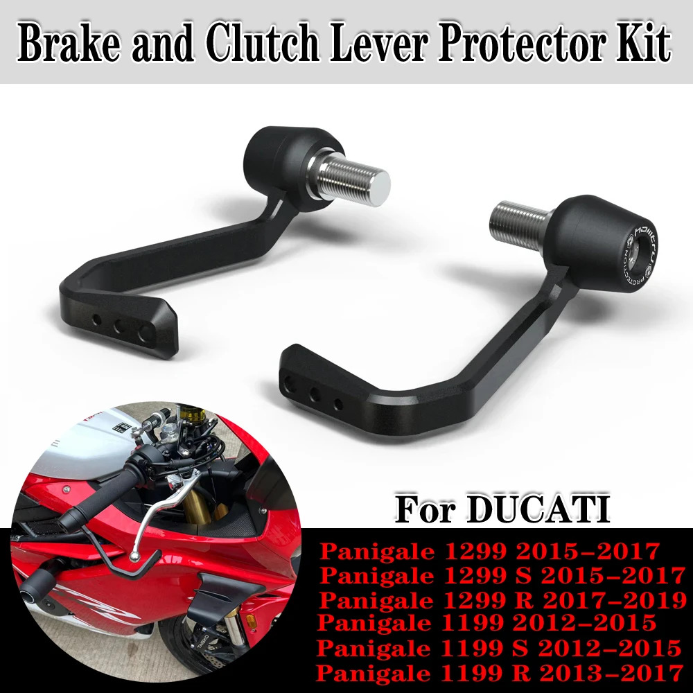

Motorcycle Brake and Clutch Lever Protector Kit For Ducati Panigale 1199 S R / 1299 S R 2012-2020