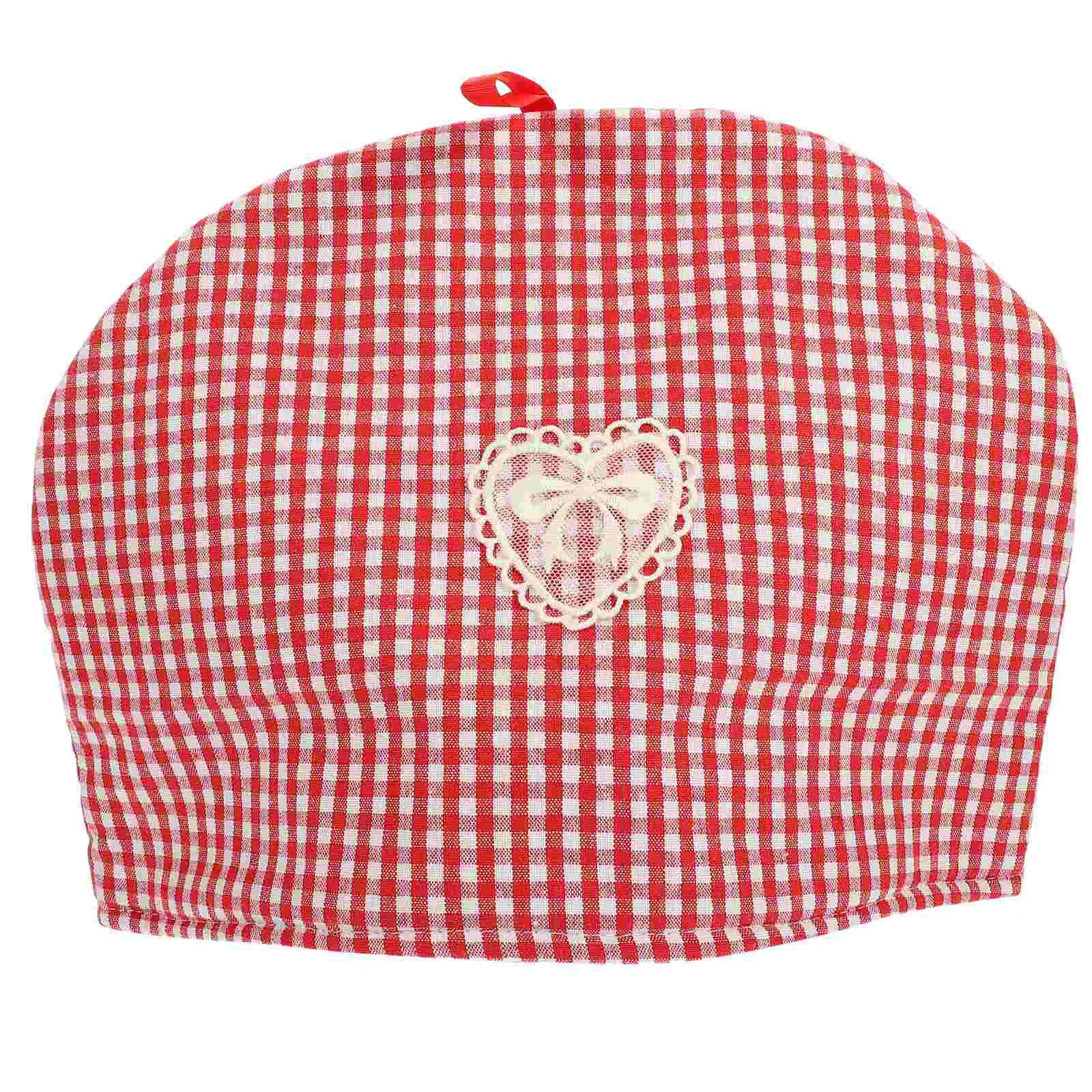 Proper Size Lightweight Cotton Tea Cozy Insulation Cover Teapot Protector Household Warm Cover Dust Prevention Cozy For Kitchen