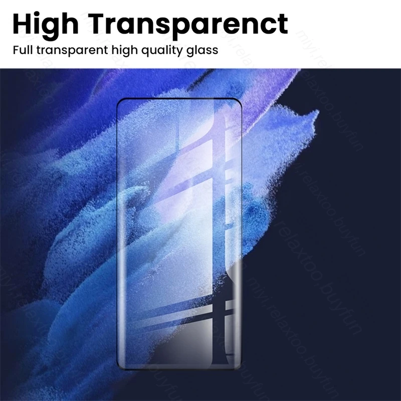 4-Pack 9D Curved Tempered Glass Screen Protector