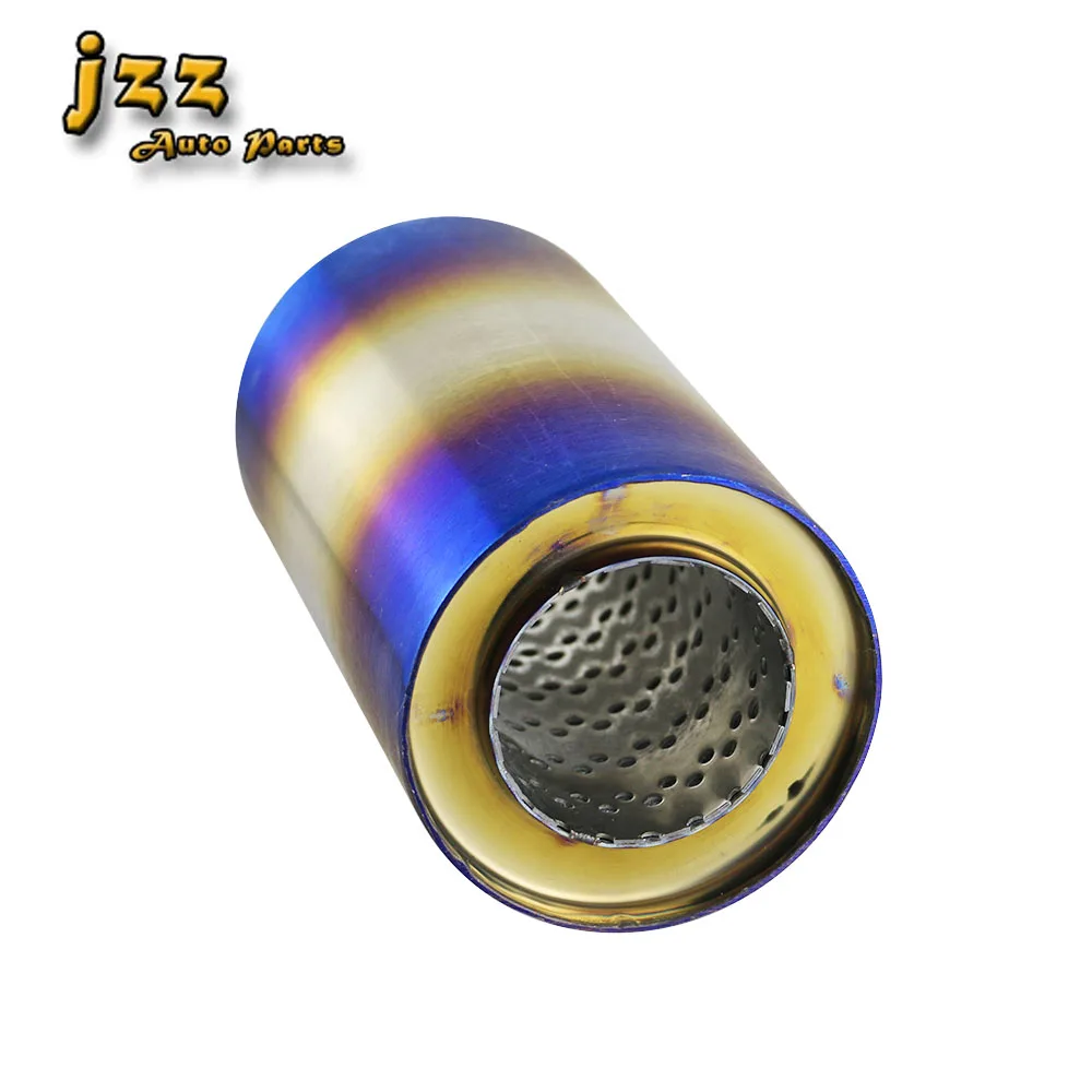 JZZ stainless steel universal car exhaust resonators muffler 2.5 inch