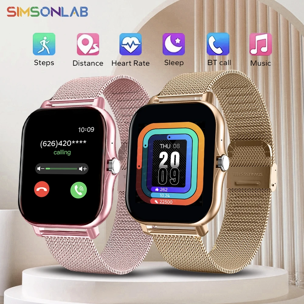 2023NEWSmartWatchAndroidPhone144ColorScreenFullTouchCustom
