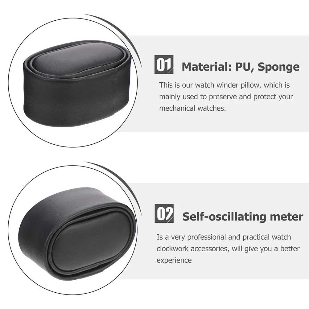 6 Pcs Watch Pillow Watch+box Bangle Display Bracelet Pillows Storage Pads Sponge Supporting Cushion Watch Storage Box Watch Storage Bag Watch Storage Pouch Watch Display Stand