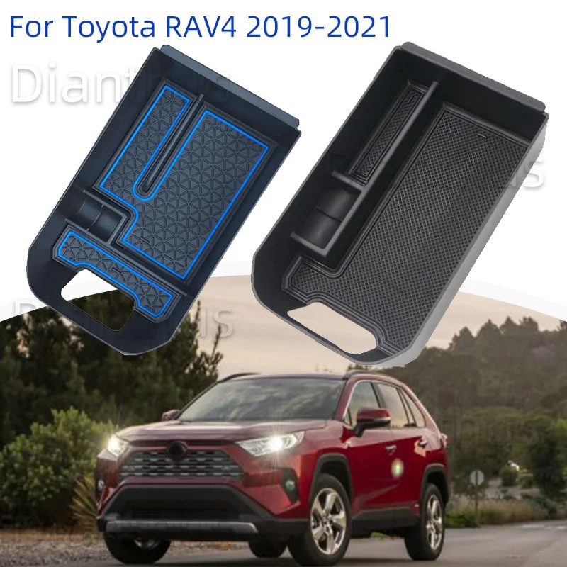 For Toyota RAV4 RAV 4 2019 2020 2021 Car Center Console Armrest Storage Box Organizer Tray