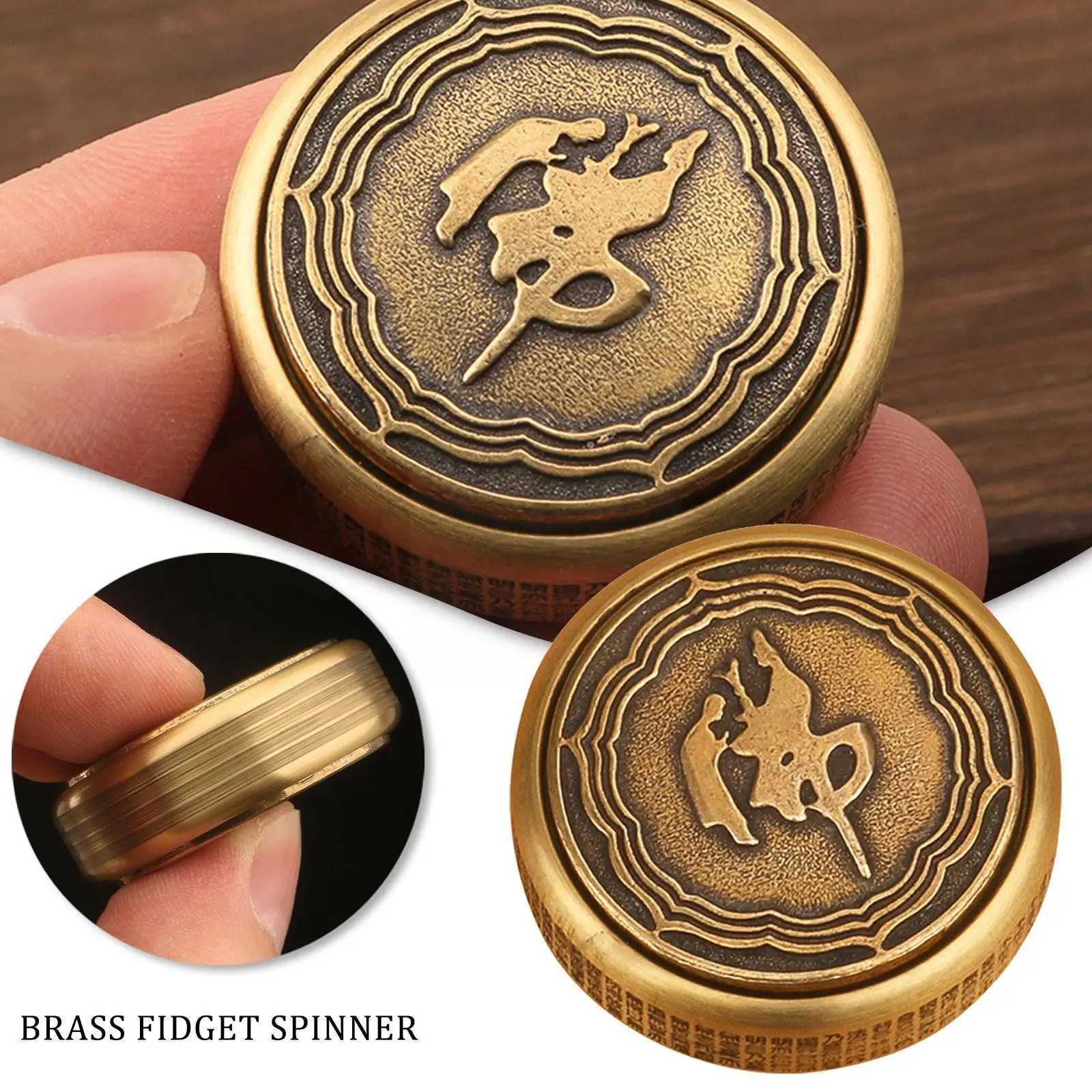 Zen Buddha Fidget Spinner in Hand