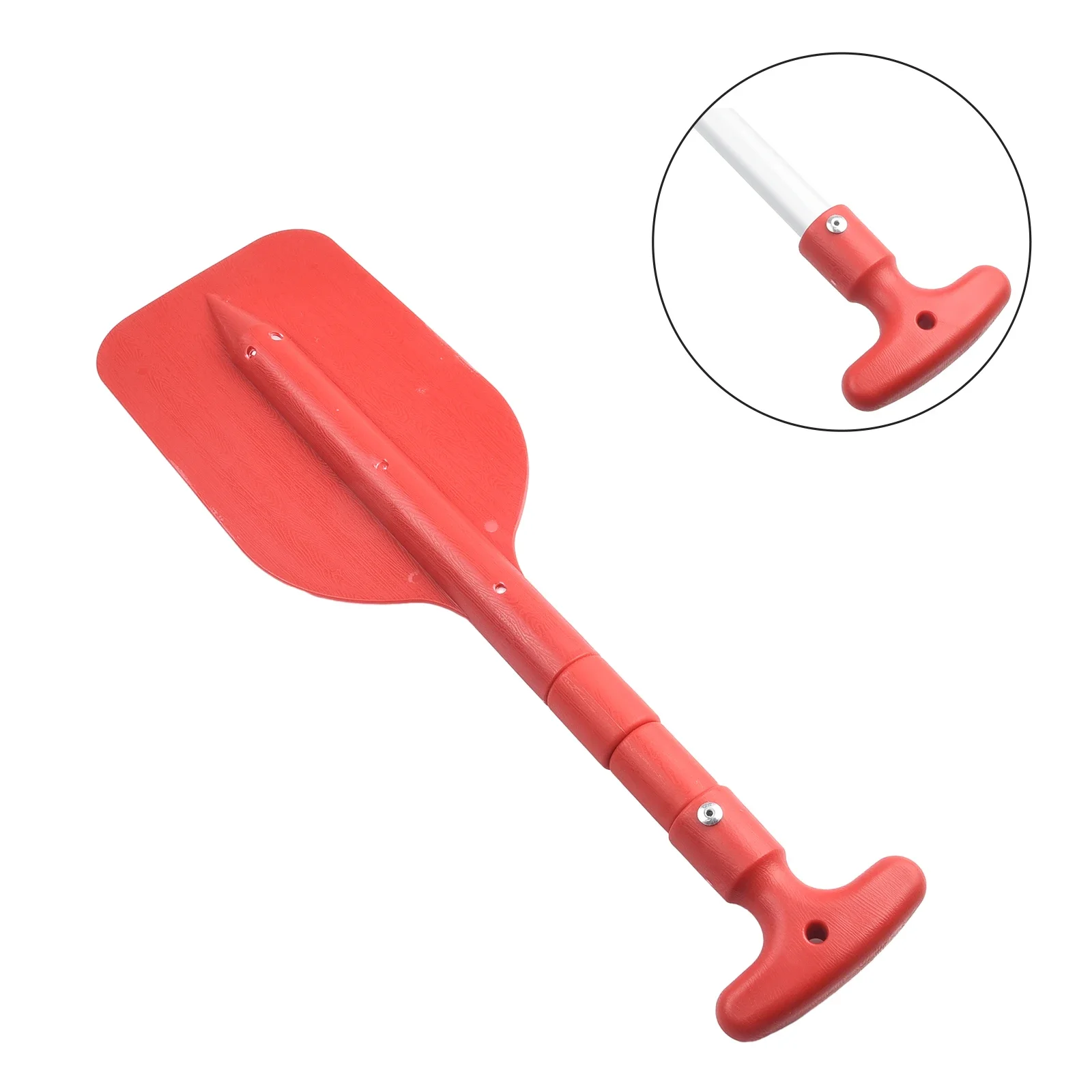 

Легкое складное весло для лодки, Каяка, телескопическое пластиковое весло для лодки с усиленным пластиковым лезвием, красный, желтый, черный