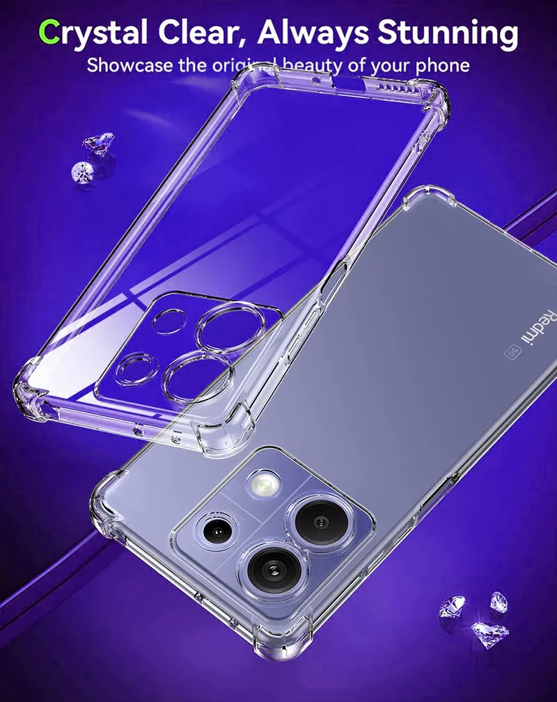 Shockproof Ultra Thin Silicone Soft Clear Phone Case