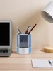 Perpetual Calendar Pen Holder Desktop Decorative Ornaments Alarm Clock Temperature Detection Storage Multi Functional Pen Holder 5