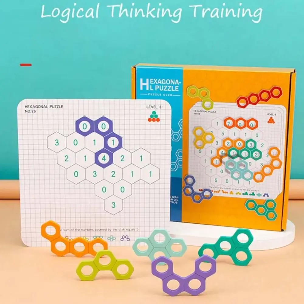 Honeycomb Honeycomb Puzzle Toys Montessori Colorful Digital Shape Matching Games Educational Educational Math Toys