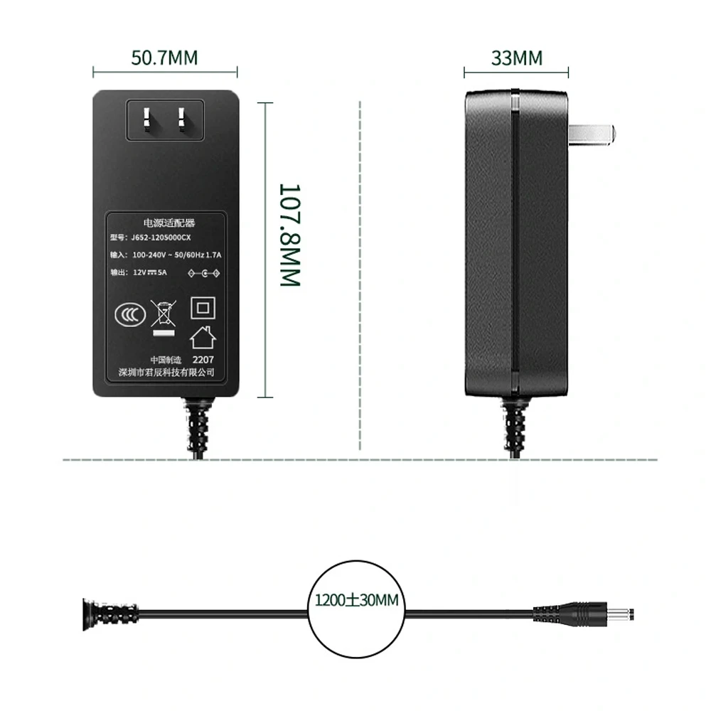 SmartFly BPI-R4 ����Ϳ� DC ���� ���� ��ġ 5521, CM3588 NAS, �̱� �� EU �ɼ�, ���� ���� �׼�����, 12V5A, 5.5x2.1mm