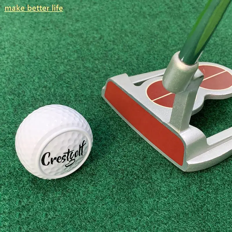 

NEW 1Pc Hard Flat Putting Practice Golf Balls For Beginners Two Layer Ball Driving Range Ball Training Aids Golf Stuff Indoor