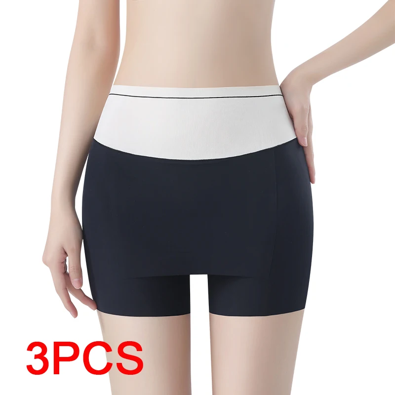 Female Boxer Shorts Women's Summer Shorts Safety Short Pants Women Seamless Panties Ice Silk Underwear Under the Skirt Plus Size