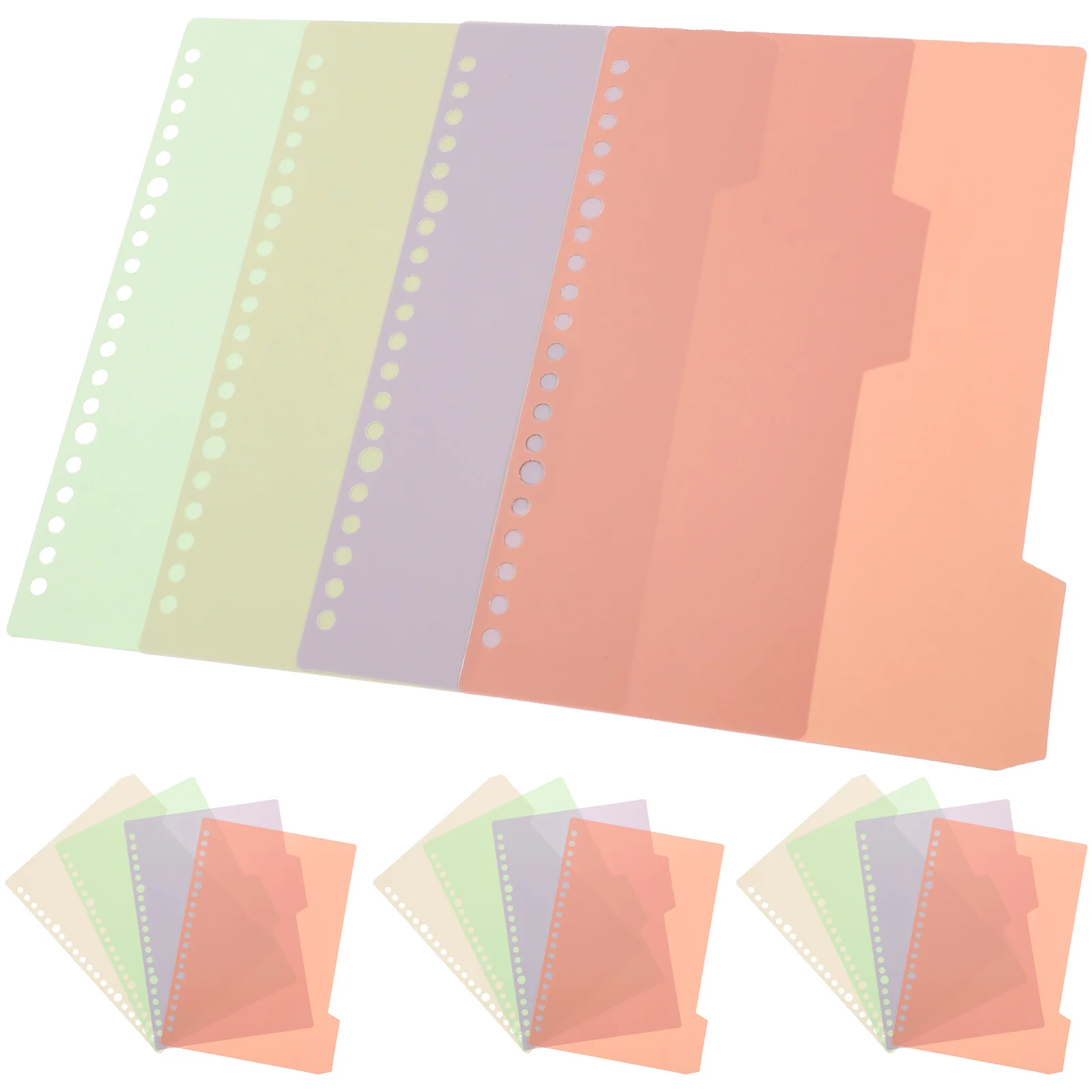 

10 Sets Dividing Line Label Index Tab Notebooks Colored Page Markers Pp Notepad Aesthetic Dividers