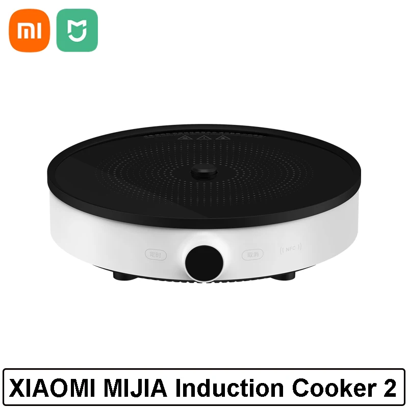 Индукционная плита XIAOMI MIJIA 2 для дома, 2100 Вт, 99 скоростей, регулируемая, низкая мощность, непрерывный нагрев, OLED-экран, Кухонная Плита