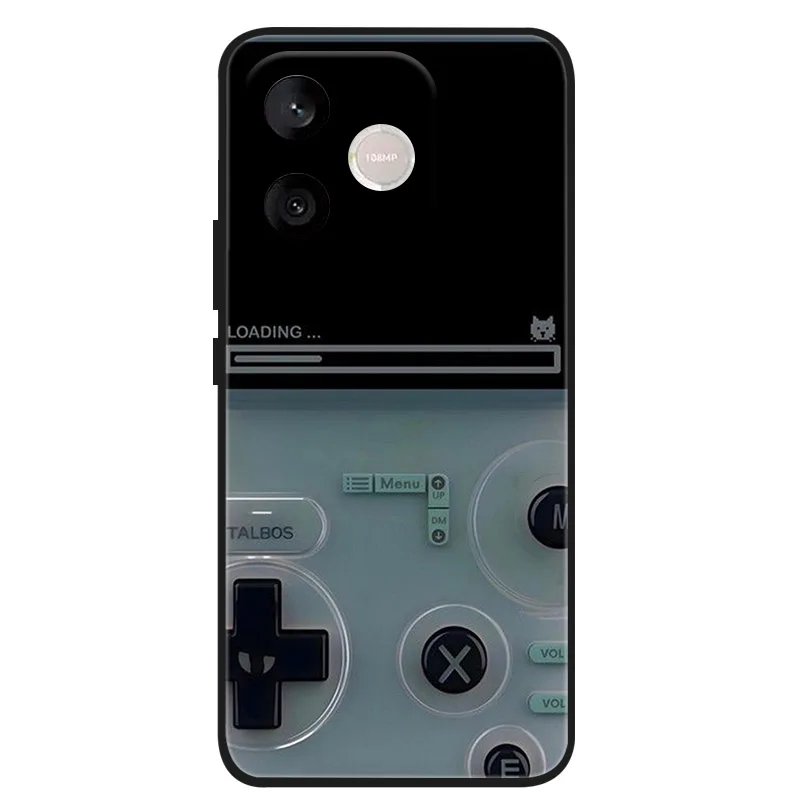 Luxury Painting Soft Silicone Shockproof Bumper Case -