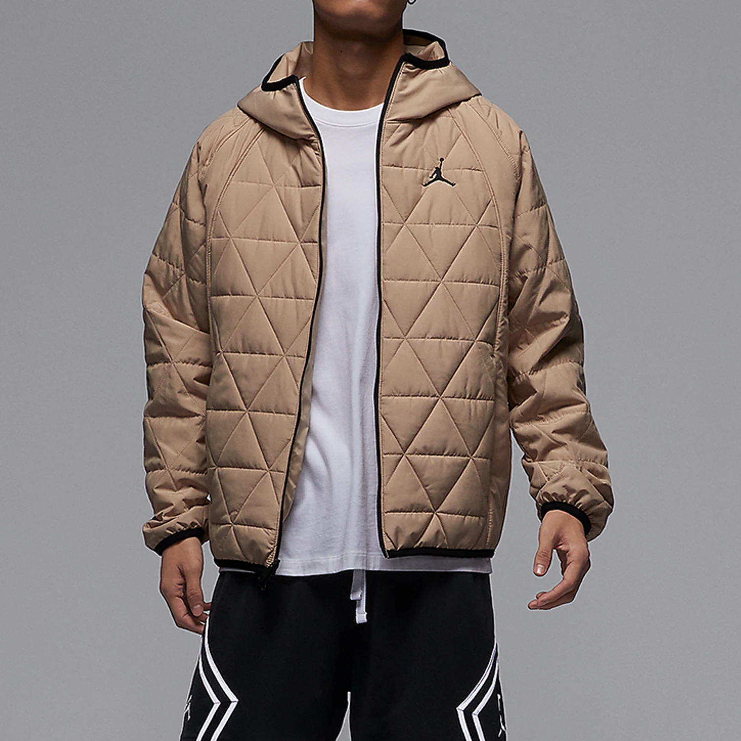 Nike official genuine Jordan winter new men's hooded warm