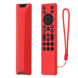 Silicone Protective Cover Sleeve with Lanyard (Red)