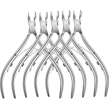 Professionale Tagliacuticole Tronchesi per unghie Forbici Manicure Pusher Pedicure Tong Rimozione della pelle morta Strumento per la ricrescita delle cuticole delle unghie