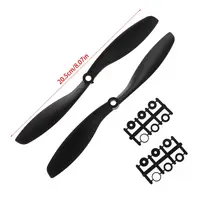 77HD 2pcs Plastic 8045 Prop CW CCW Propellers for RC Quadcopter Multirotor Plane 1