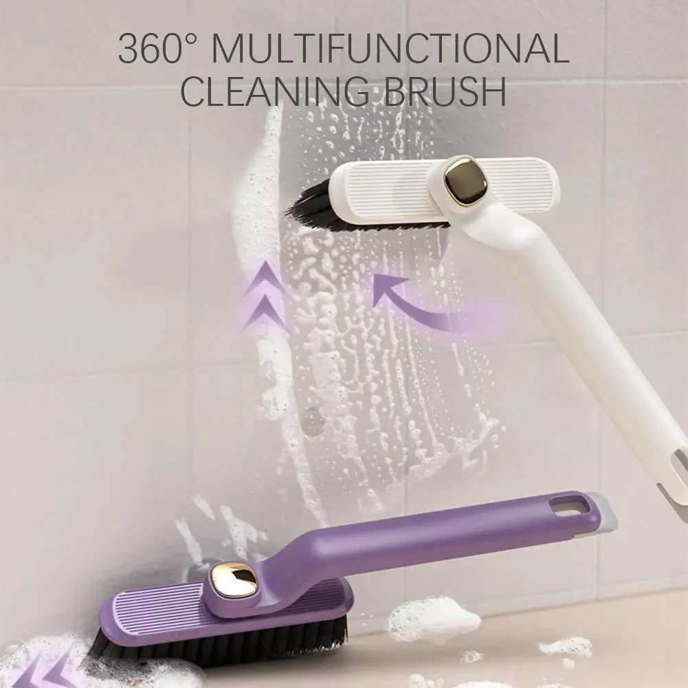 

360 Degree Rotating Crevice Cleaning Brush Bathroom Toilet Brush Shower Floor Tile Joints Dead Angle Crevice Cleaner Brush