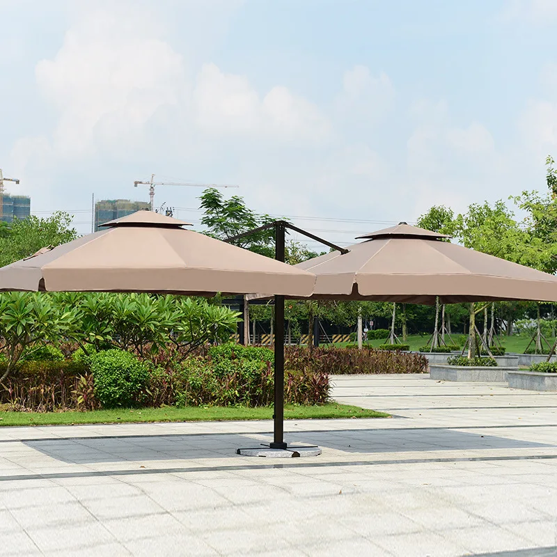 Roman umbrella Outdoor garden awning terrace stalls large sun umbrella Beach Chair Umbrella