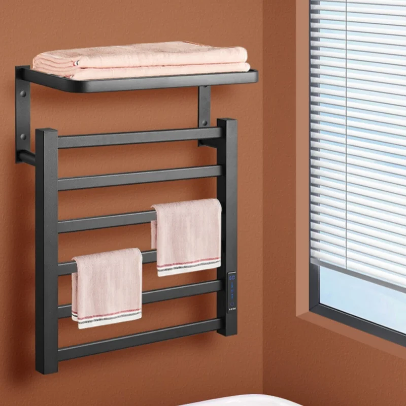 Description Picture 6 of itemBathroom Aluminum Electric Wall Mounted Warmer Towel Drying Rack