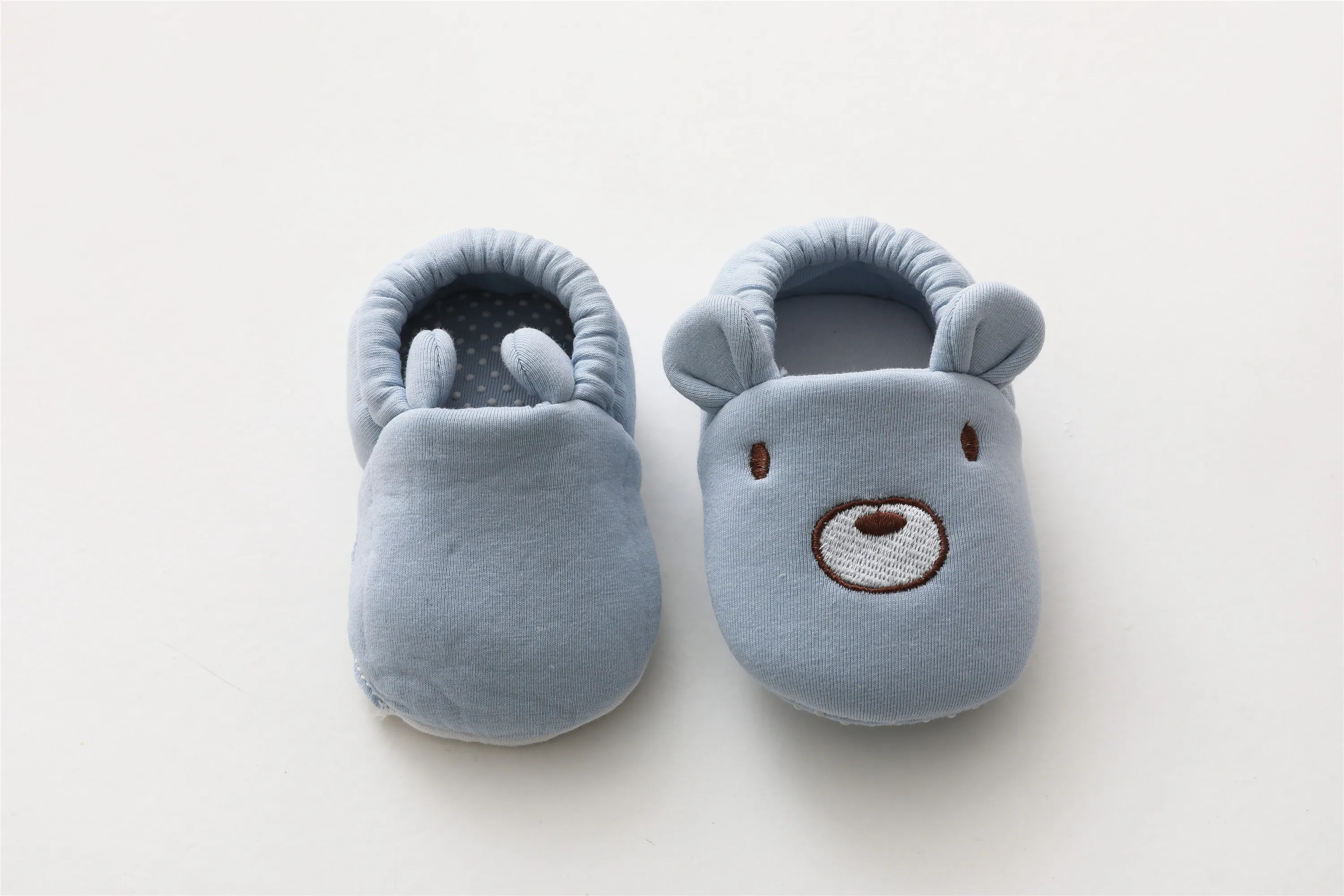 Cartoon Animals Pattern Newborn Socks Shoes Toddler Boys Girls Non-slip Crib First Walkers Winter Baby Soft Slipper Warm Booties 6