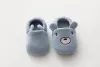 Cartoon Animals Pattern Newborn Socks Shoes Toddler Boys Girls Non-slip Crib First Walkers Winter Baby Soft Slipper Warm Booties 6