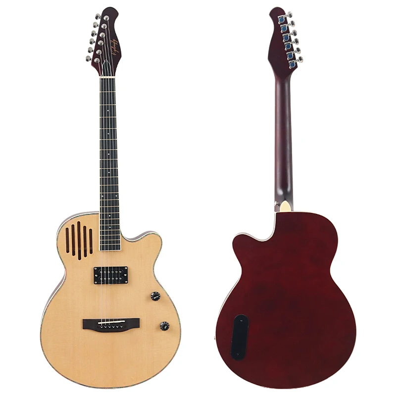 40 inch Acoustic Electric Guitar 6 String Thin Body Folk Guitar acoustic electric guitar