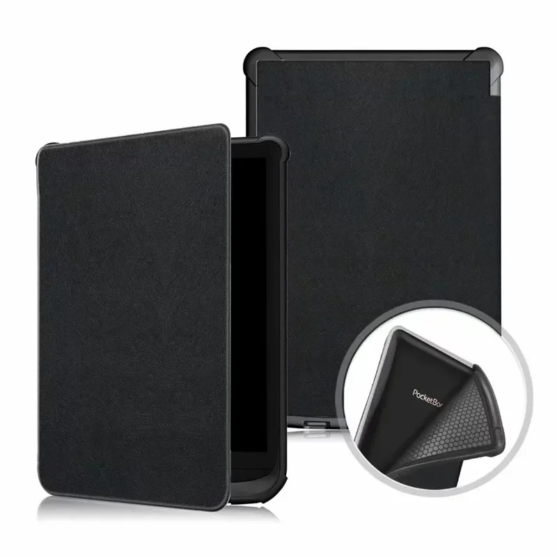 

Тонкий чехол-книжка из ТПУ для PocketBook 617 606 616 LE 627 Plus Aqua 632 628, цветной 6 "E-Ink Smart Wake-Sleep чехол