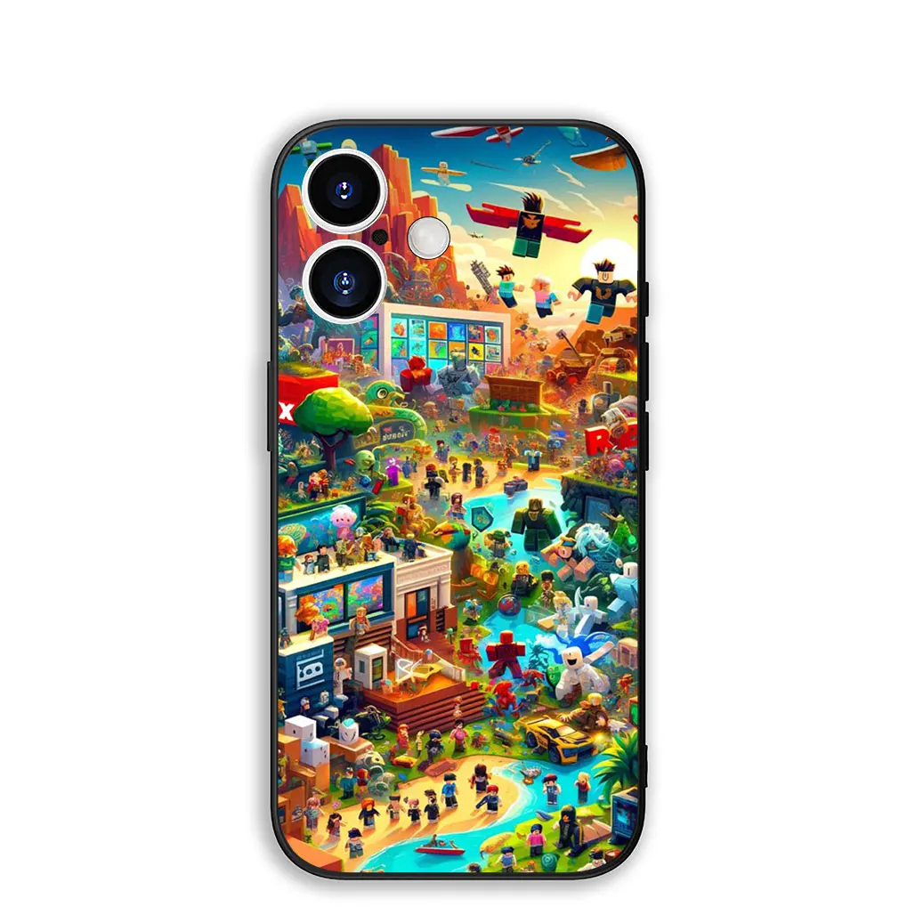 Cartoon R-Robloxs Wallpaper Phone Case Cover