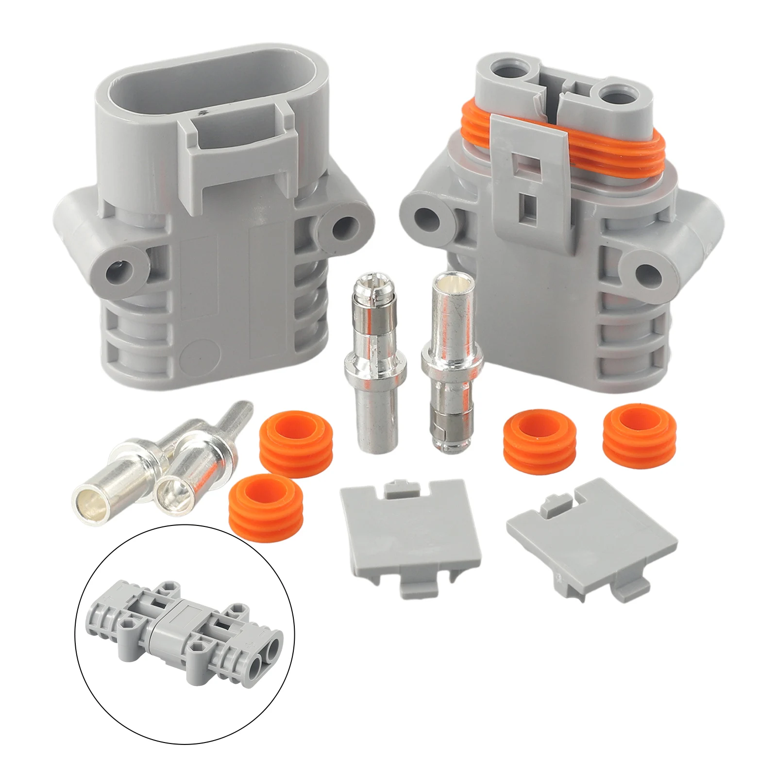 

100% Brand New Durable High Quality Connector Male/ Female With Terminals 1/2pcs Safe Simple UL94-V0 2 Stitches