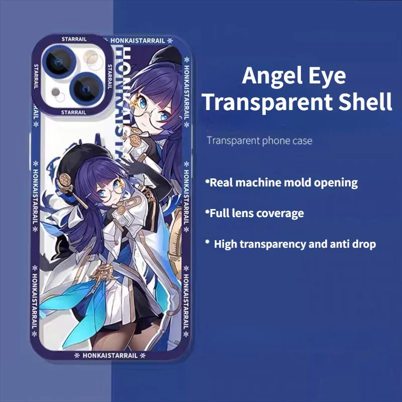 Versatile Smartphone Protective Case - Honkai Star Rail Design