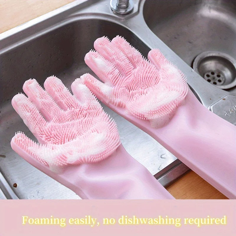 Home waterproof cleaning brush washing clothes vegetables and dishes thickened and wear-resistant 1pc