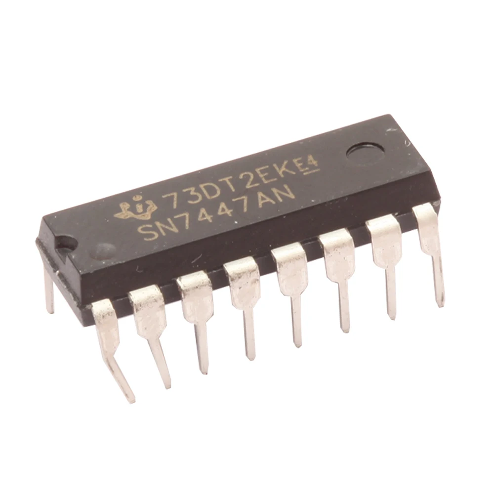 (5 шт.) SN7447AN IC BCD-TO-7SEG DECODR/DVR 16-DIP 7447 SN7447