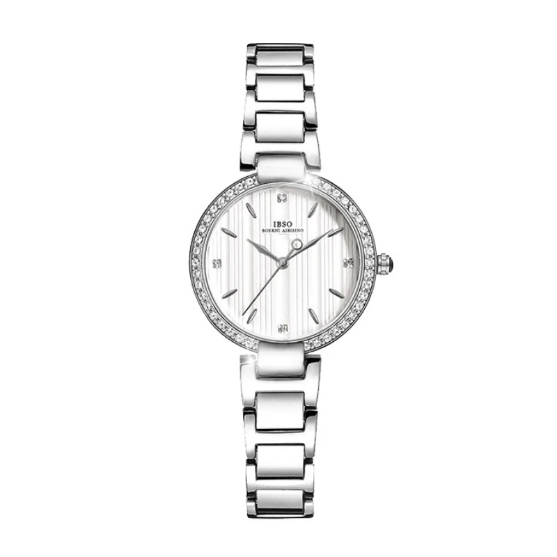 

Waterproof Luxury Wristwatch Ladies Silver Stainless Steel Strap Casual Youth Girl Hand Clock Original Brand Women Watches