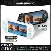 Console de jeu portable Anbernic RG VITA & RG VITA Pro 64 bits, Android, grand angle, joystick 3D Hall, 5000 mAh, lecteur de jeux vidéo 1