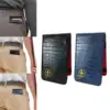 Yardage Book Cover Golf Score Cards Wallet with Pencil Loop with Elastic Bands Golf Scorecard Holder for Golfer Family Birthdays 4
