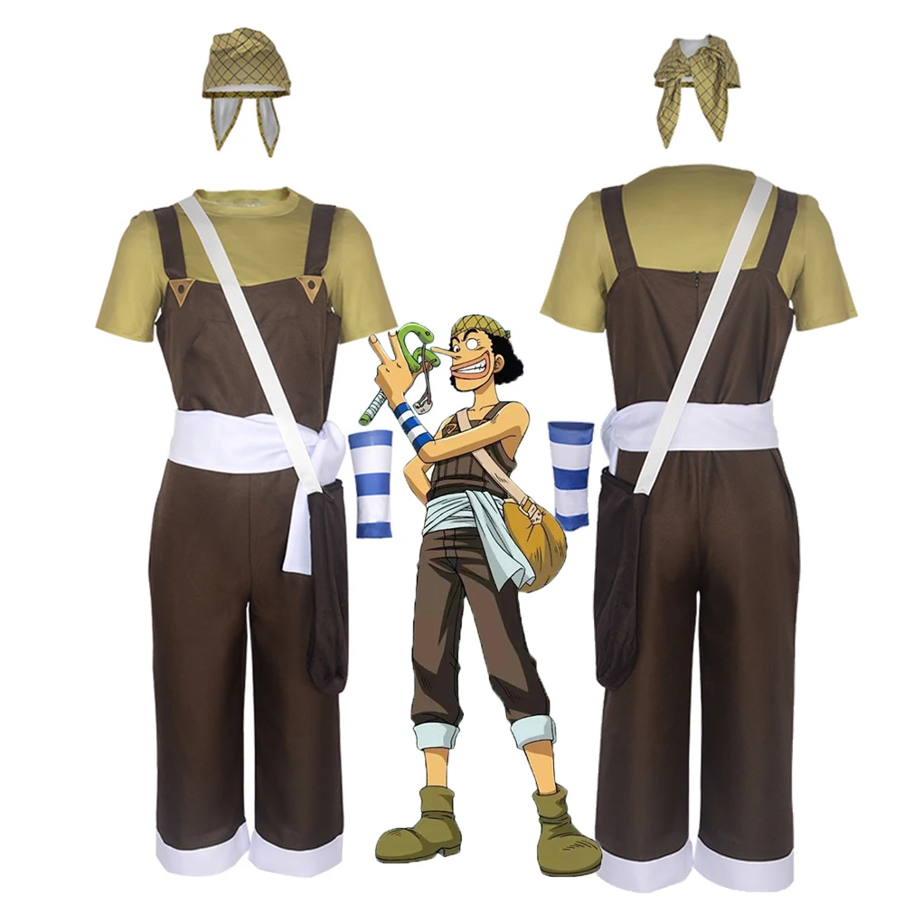 Usopp Costume Full Cosplay One Piece Apparel