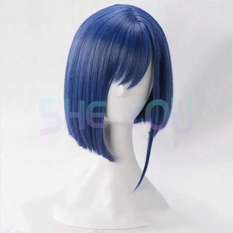 DARLING in the FRANXX 015 Ichigo Code 015 Short Blue Styled Heat Resistant Synthetic Hair Cosplay Costume Wig