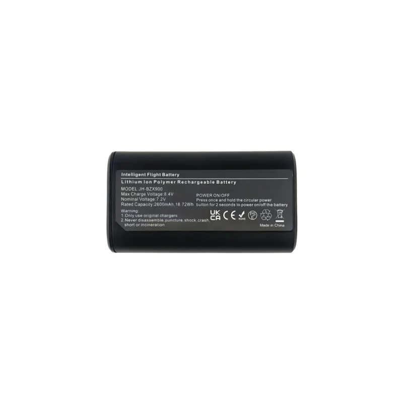 Batterie alternative 1800mAh 9V pour lunettes FPV branchée sur un chargeur