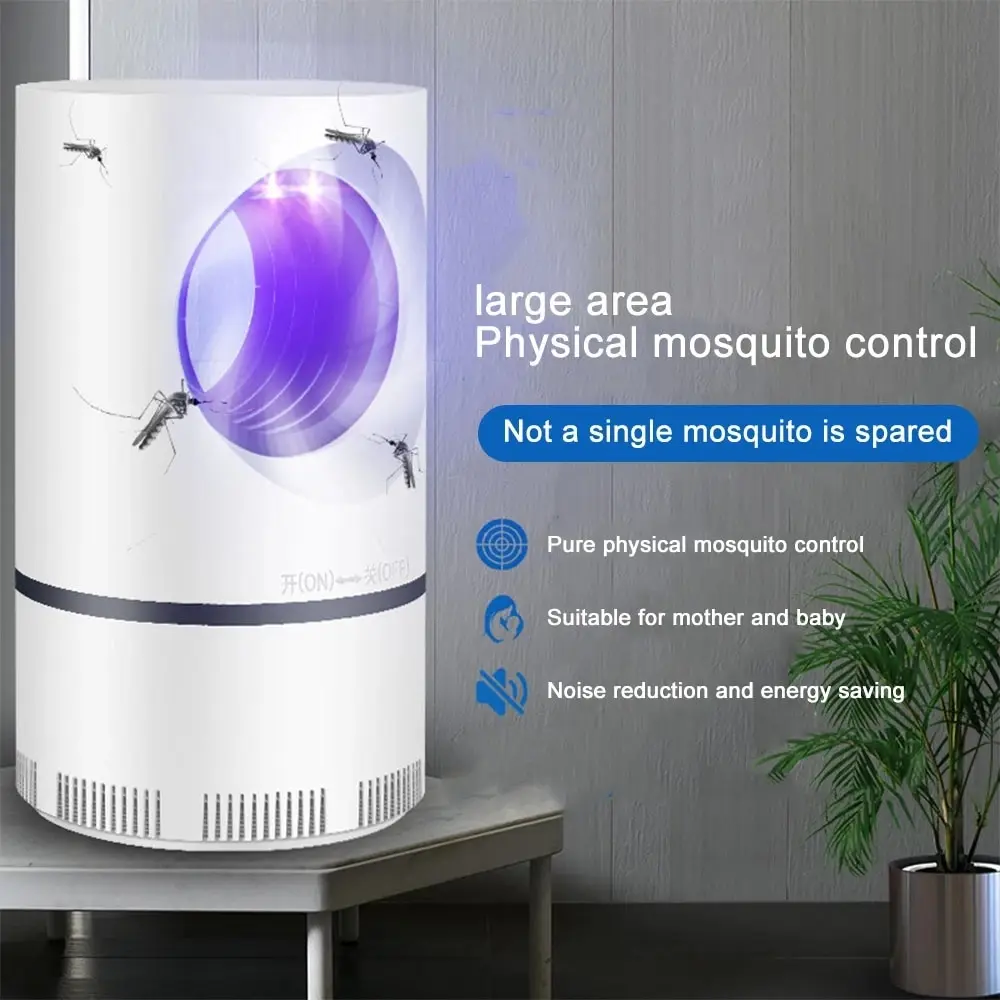 Lámpara Asina De Mosquitos E27 110V 220V 9W 15W 20W LED TRAP Electric Trap Mosquito Luz De