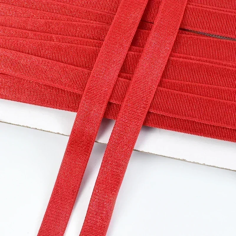 Colored Bra Elastic Strap – Polyester Elastic Band for Sewing Projects, Underwear, and Crafts (Available in Multiple Widths)