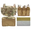 G-hook DOPE Front Flap Double Stack Abdominal Fanny Pack Triple Magazine Insert Kangroo Pouch For FCPC FCSK Plate Carrier Vest 2