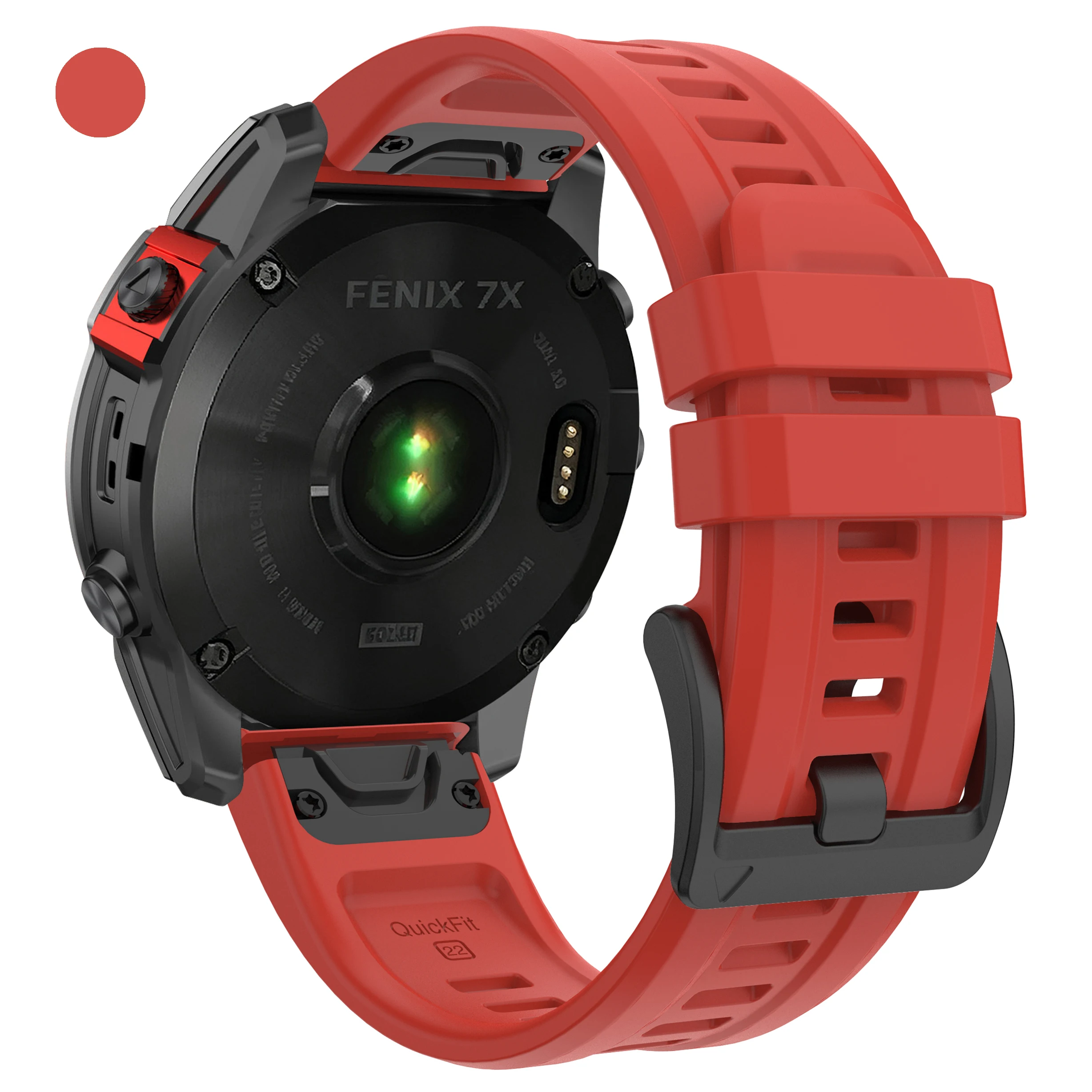 Premium Silicone Strap for Garmin Fenix - QuickFit 22/26mm Watchband