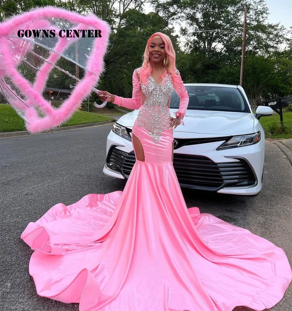 Pink Mermiad Prom Dresses 