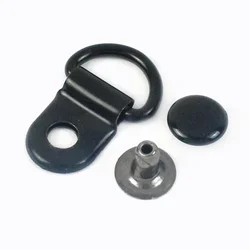 Premium Metal Buckle and D Ring Clasp Set for Bags and Luggage - DIY Hardware Accessory Kit (Black)
