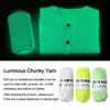 50g/roll Luminous Chunky Yarn Polyester Hand Knitted Glow in the Dark Knitting Wool DIY Handmade Weave For Cardigan Scarf Hats 4