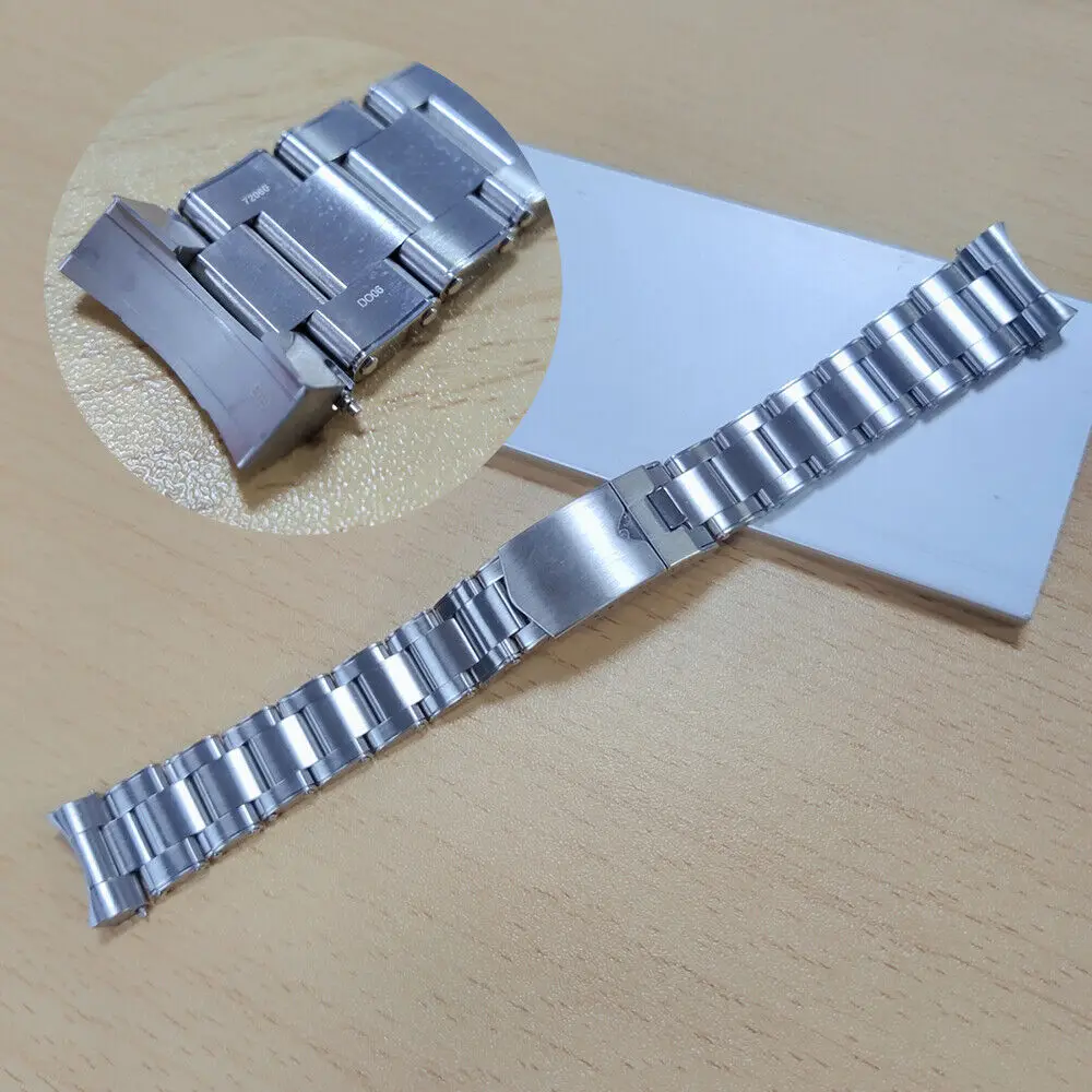 Rivetto Da 22Mm Versione 904L Cinturino In Acciaio Argento Per Tudor Black Bay Heritage