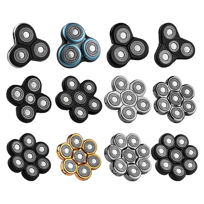 

Blade 3/4/5/6/7/8D Cutter Floating Head Waterproof Stainless Steel Electric Razor For Men Blade And 4in1 Shaver Replacement Head